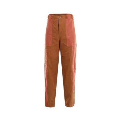 DUAL TONE PATCHED DENIM PANTS - DAUZE