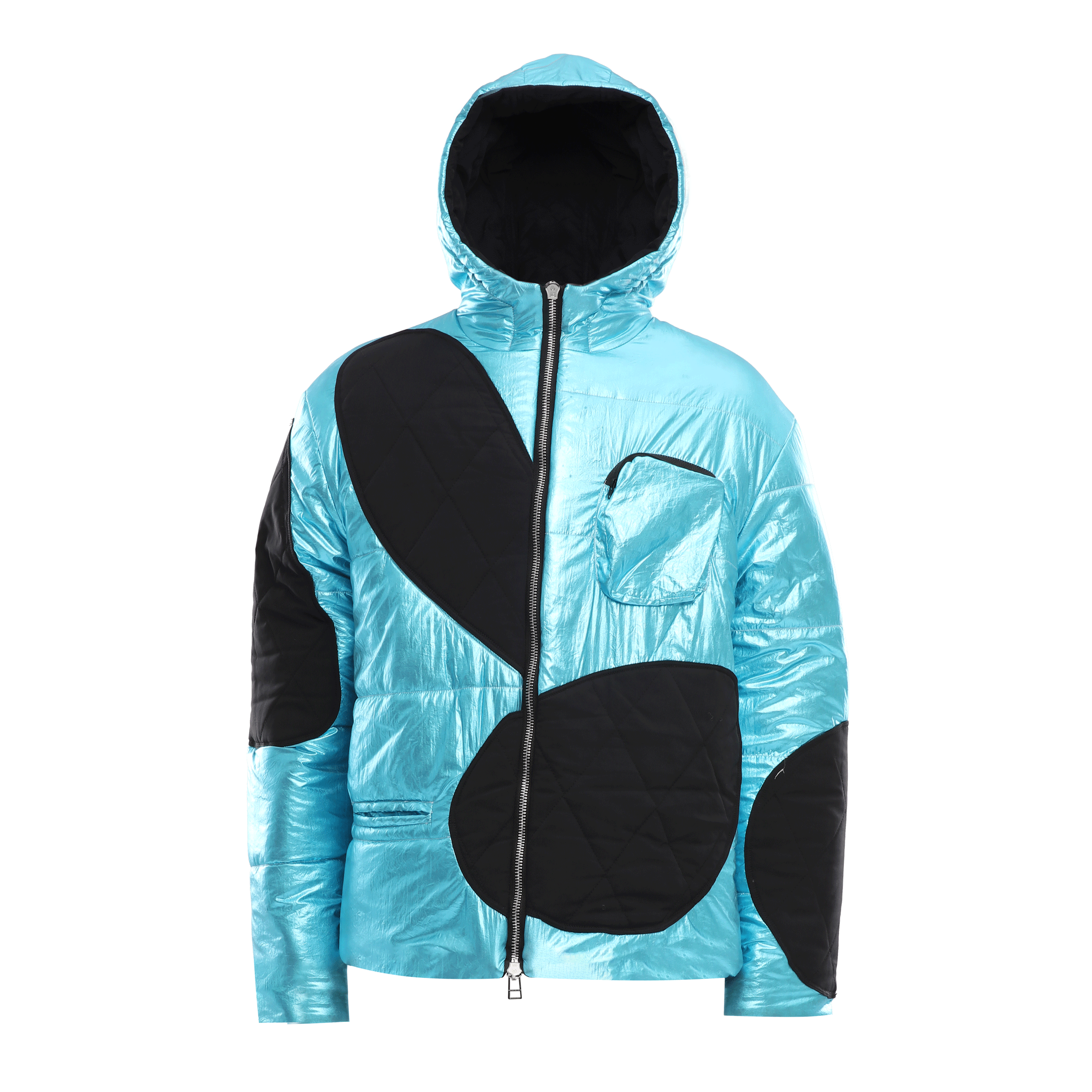 HOODED QUILTED JACKET - DAUZE