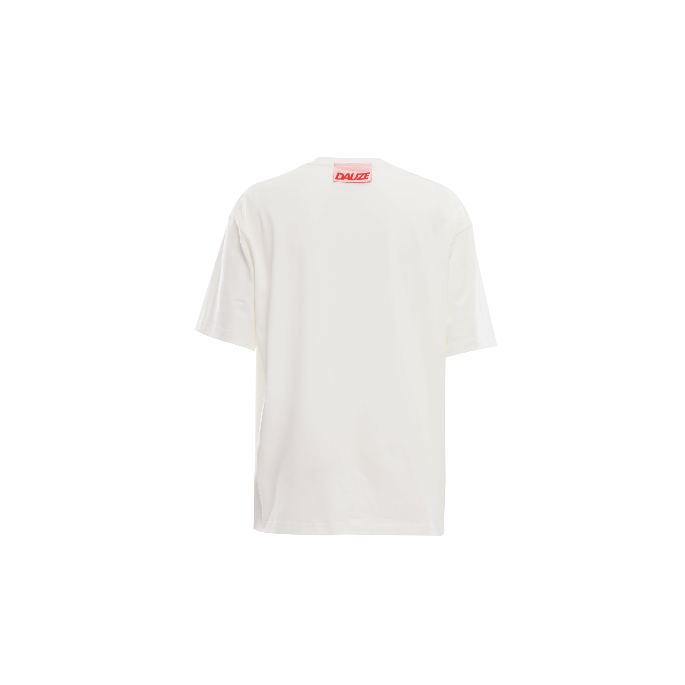T-SHIRT WITH CONTRAST SLOGANS - DAUZE