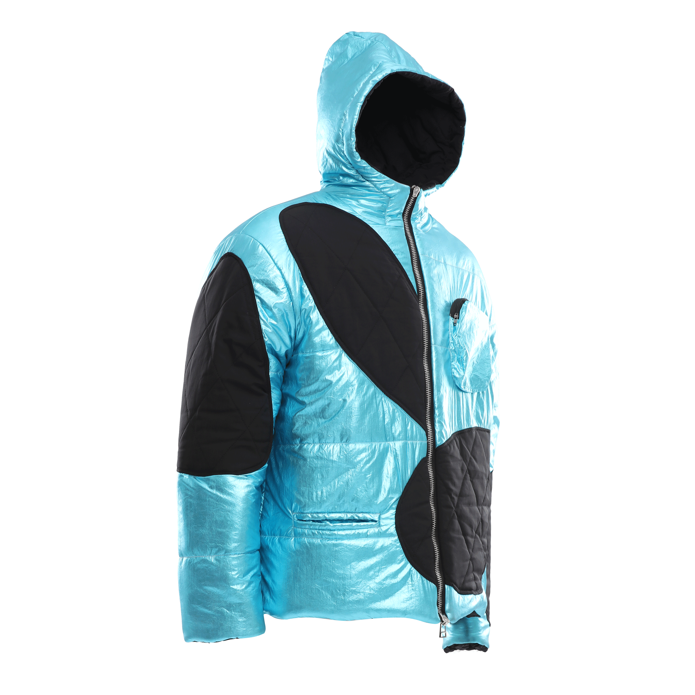 HOODED QUILTED JACKET - DAUZE