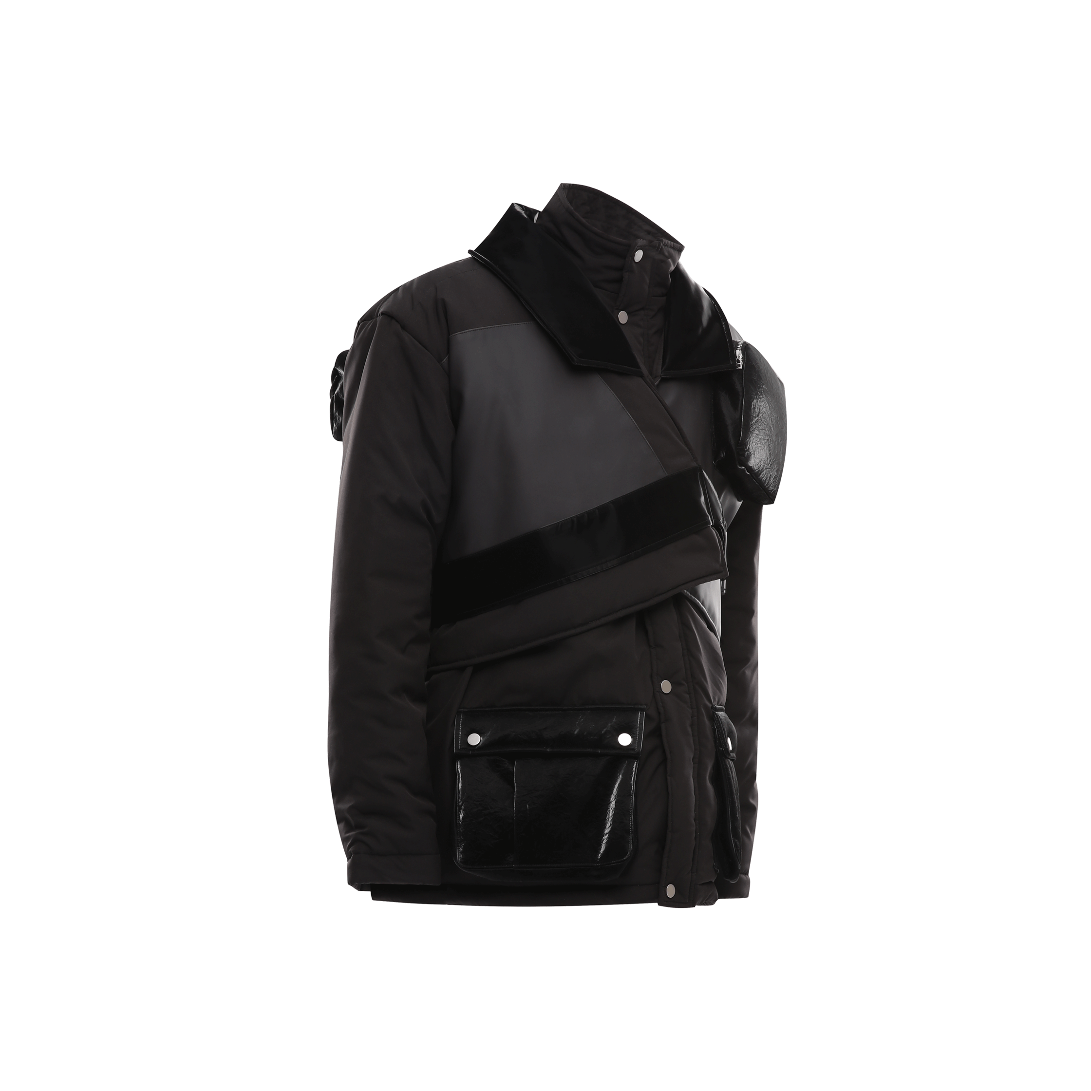 T-9 OVERSIZED VEGAN LEATHER JACKET - DAUZE