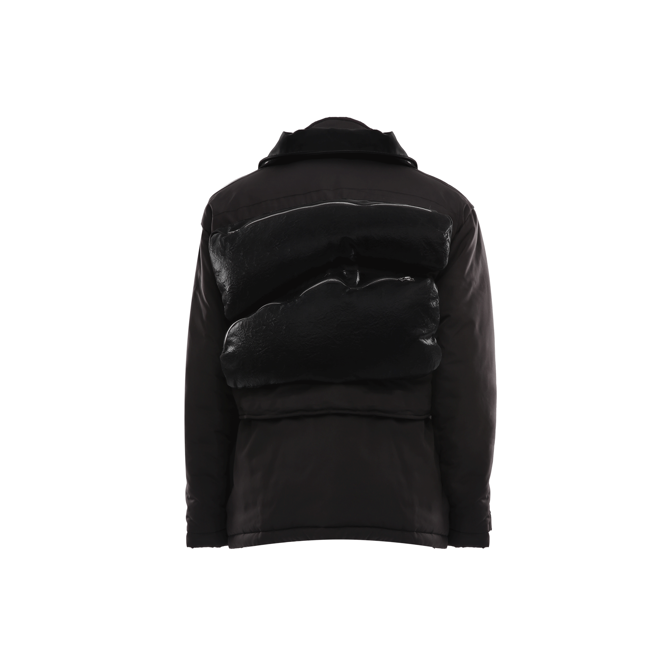 T-9 OVERSIZED VEGAN LEATHER JACKET - DAUZE