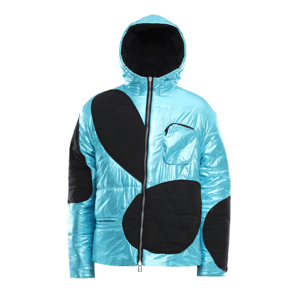 HOODED QUILTED JACKET - DAUZE