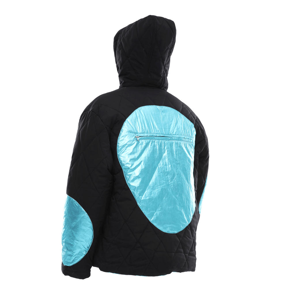 HOODED QUILTED JACKET - DAUZE
