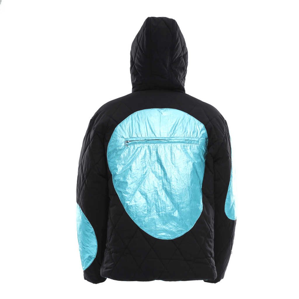 HOODED QUILTED JACKET - DAUZE