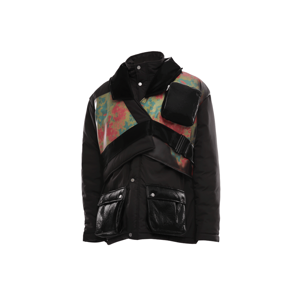 T-9 OVERSIZED VEGAN LEATHER JACKET - DAUZE