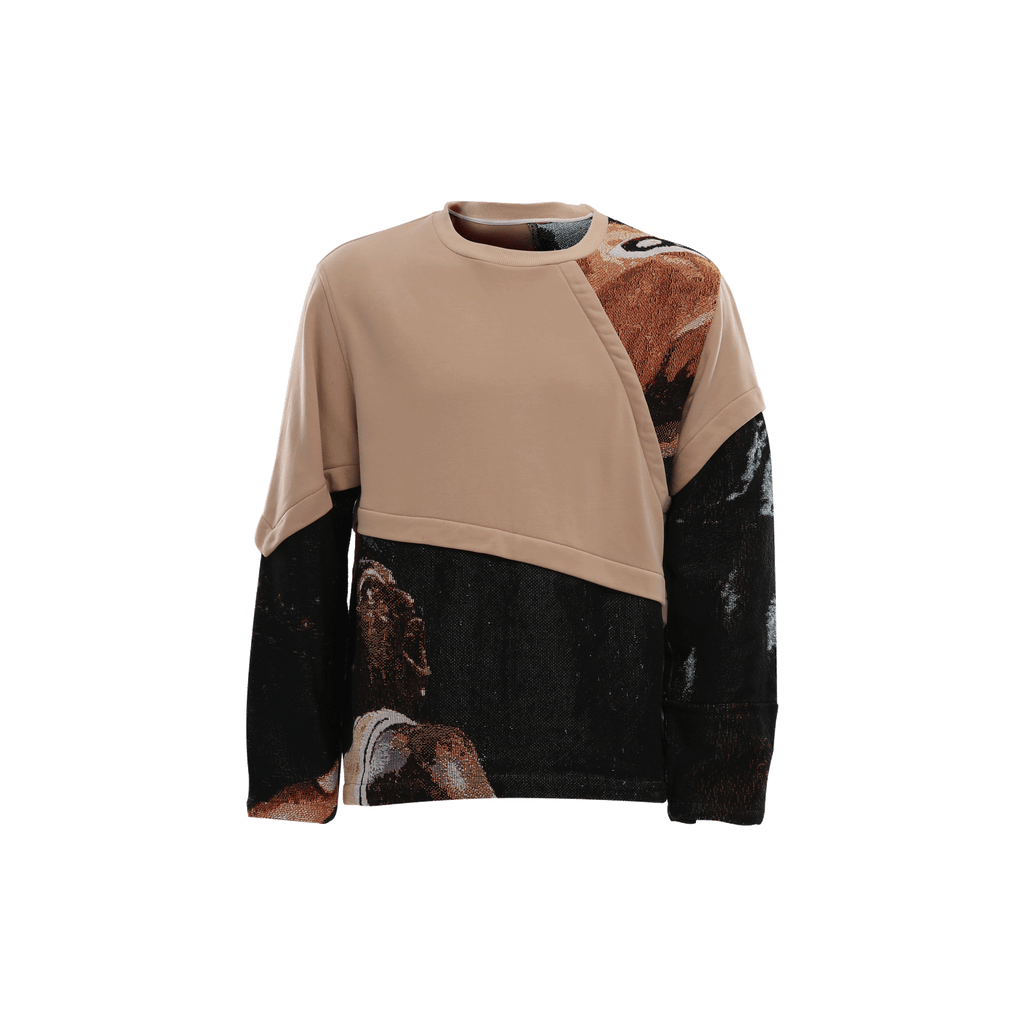 LA-42  PATCHED SWEATSHIRTS LIMITED EDITION - DAUZE